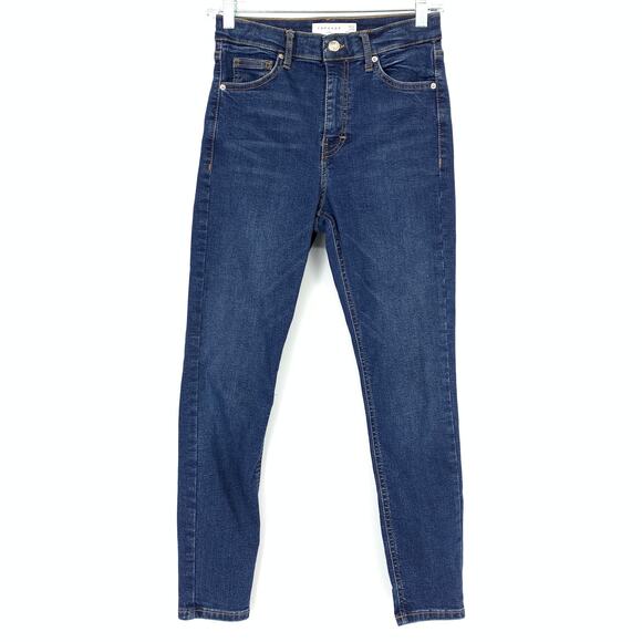 Topshop Jamie Women's Size 28 Blue Denim Jeans Skinny High Rise - Picture 1 of 7